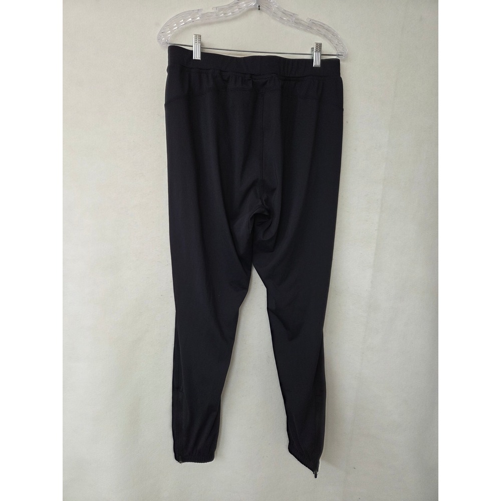 Holstrength Mens Black Active Joggers Zipper Ankle L Christian Gym Clothing - Picture 4 of 12